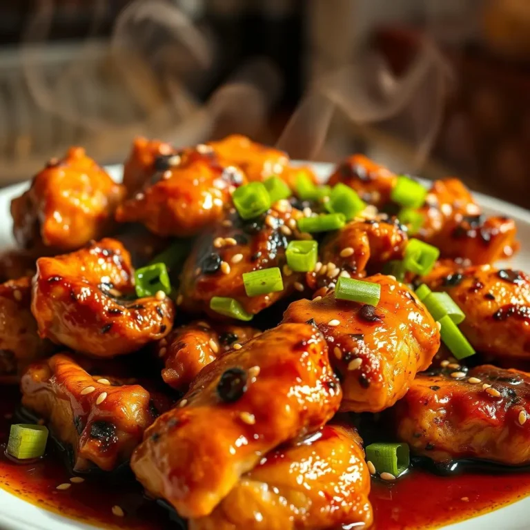 Savory black pepper chicken stir-fry with bell peppers and onions, served over steamed rice.