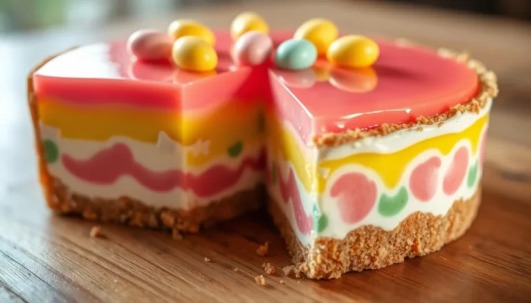 Delicious Easter Jello Pie