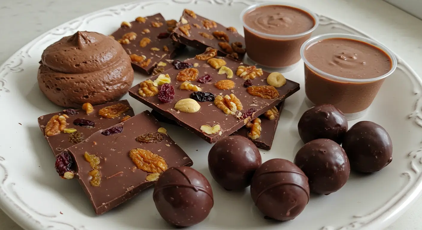 easy chocolate desserts assortment