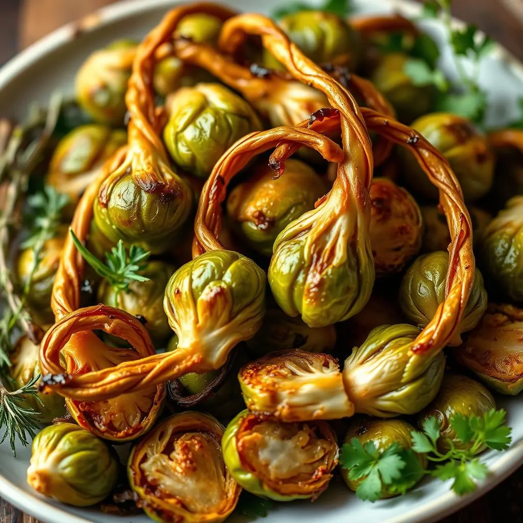 Flavorful Longhorn Brussels sprouts topped with Parmesan cheese and a hint of spice.