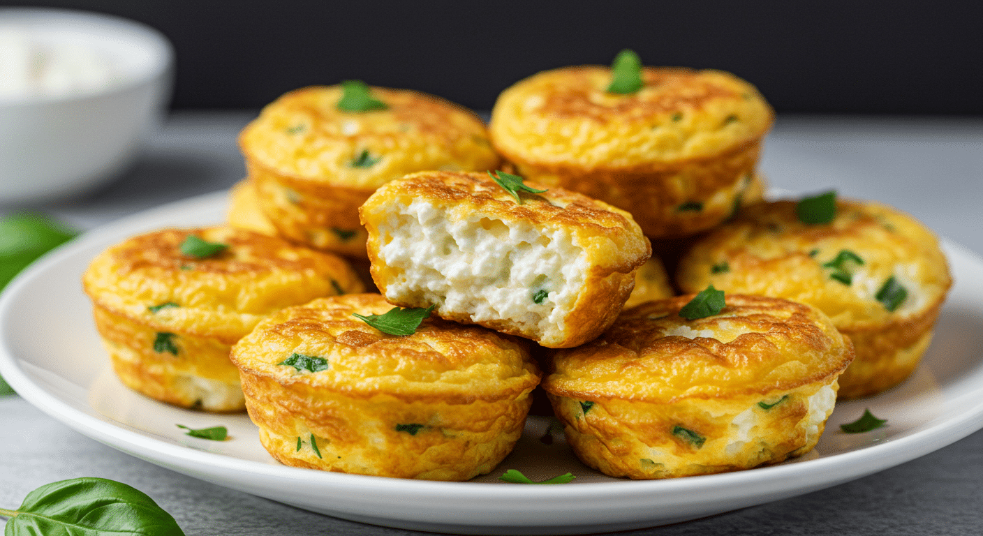 Cottage cheese egg bites: a delicious protein-packed snack perfect for breakfast or meal prep