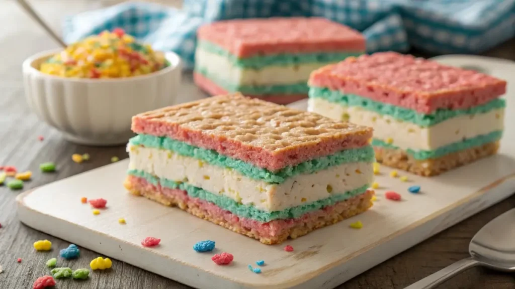rice krispie ice cream sandwich