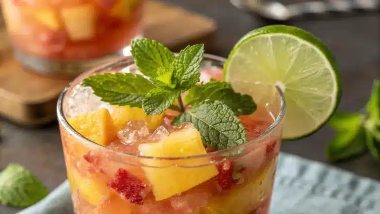 frozen drinks tropical ice-cold beverage
