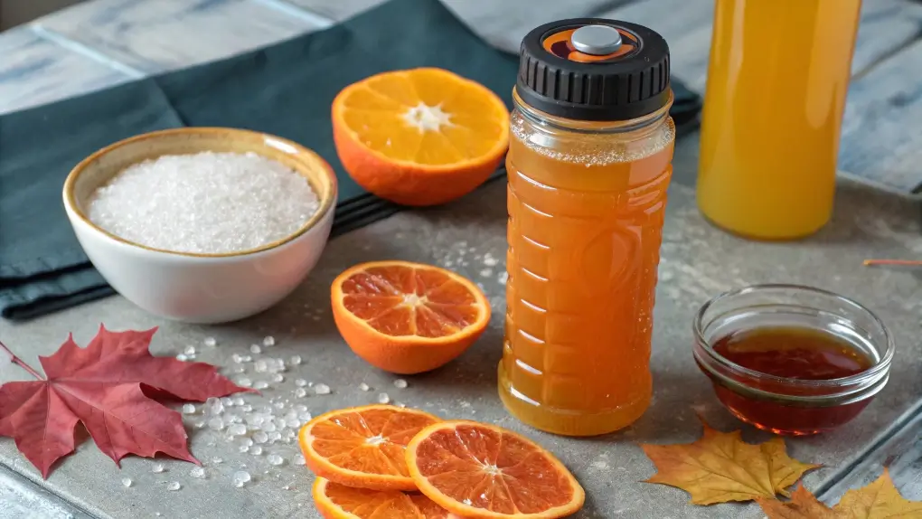 homemade Gatorade energy drink recipe in bottle