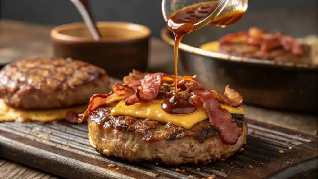 Step-by-step crack burger recipe cooking