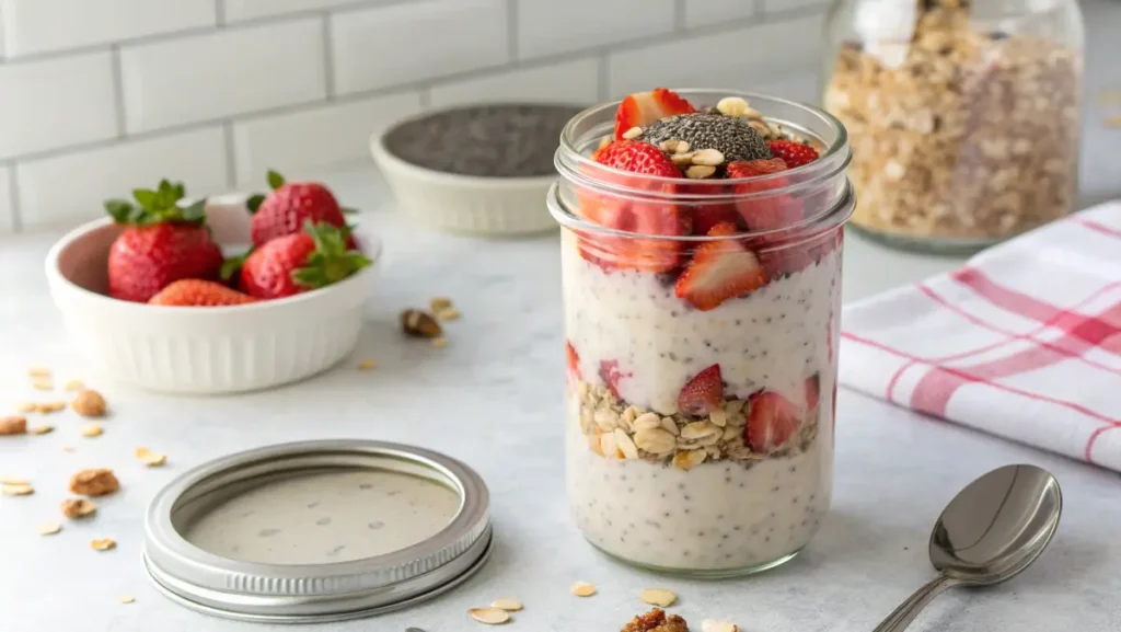 overnight oats pcos breakfast meal prep