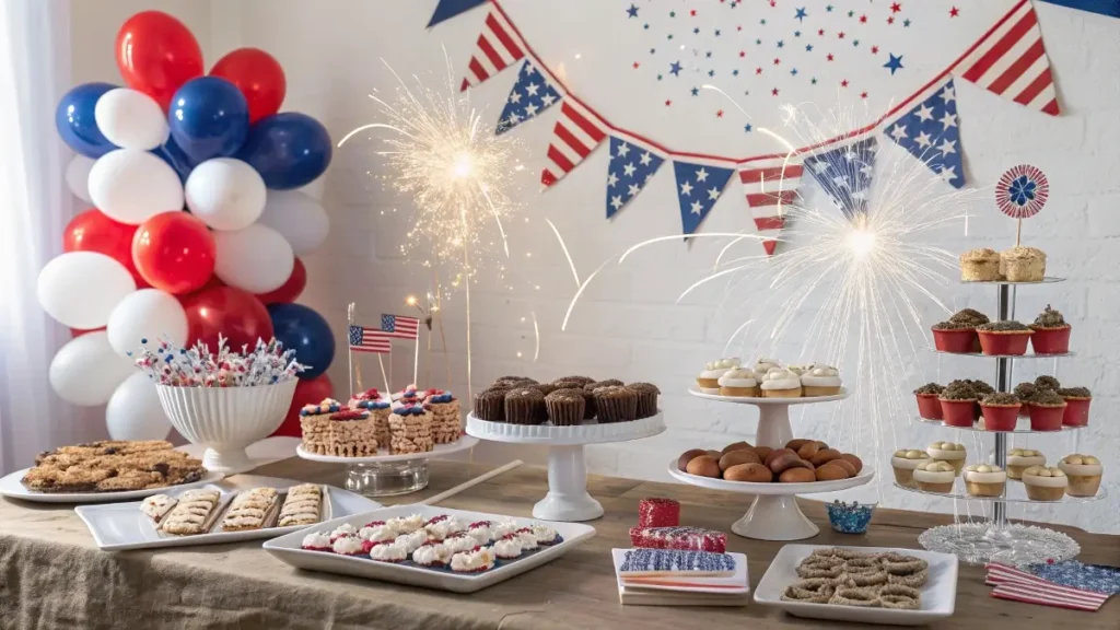 gluten free 4th of July dessert bar