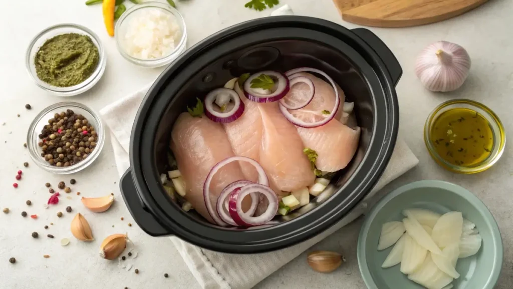 ingredients for crockpot Italian chicken