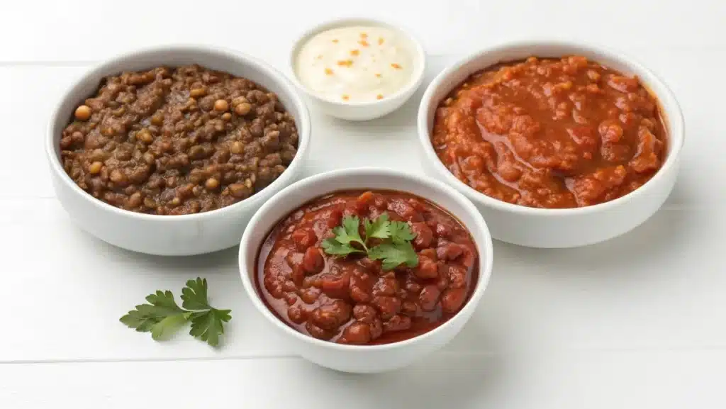 Different variations of coney sauce recipe