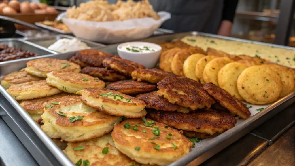International styles of potato pancakes