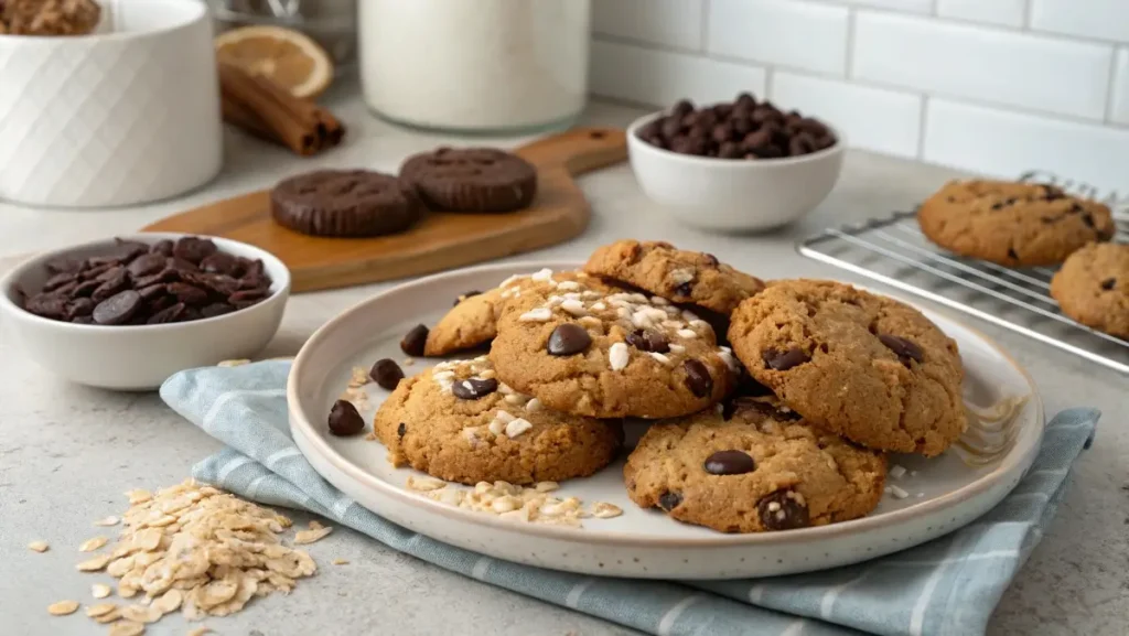 Oatmeal peanut butter cookie variations with add-ins