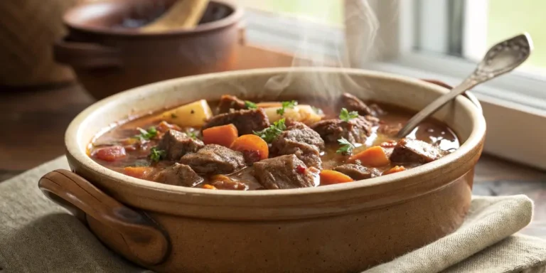 gluten free crock pot beef stew recipe in slow cooker