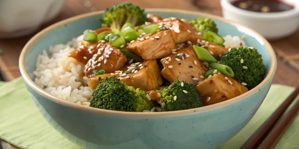 gluten free teriyaki chicken bowl