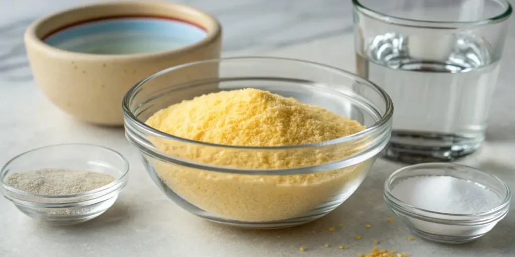 ingredients for hot water cornbread