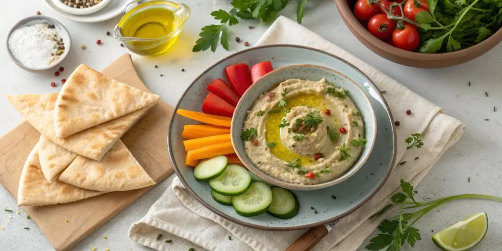 serving ideas for baba ganoush without tahini