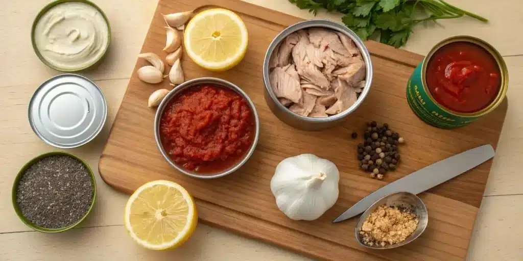 spicy canned tuna recipe ingredients