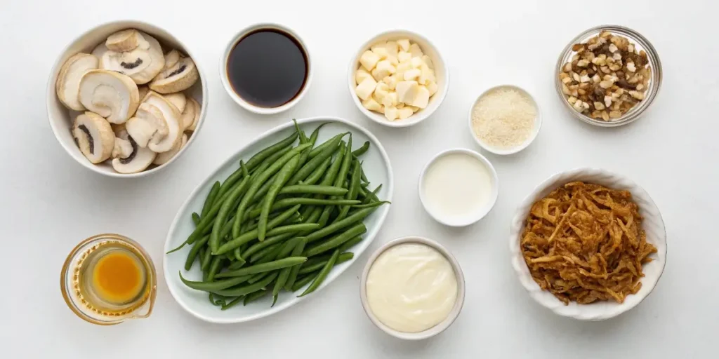 Ingredients for Green Bean Casserole French’s recipe